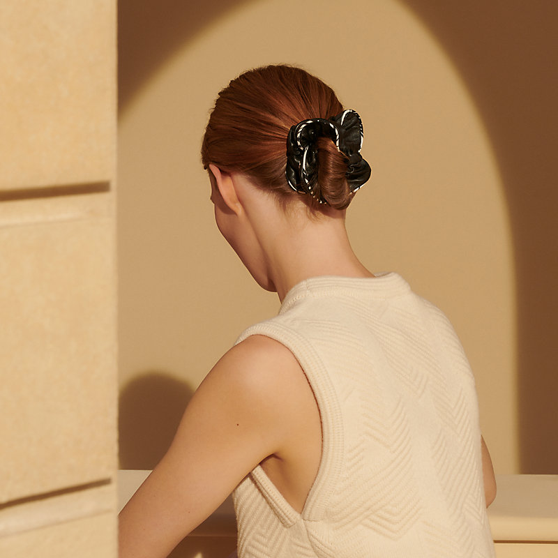 楽天市場】エルメス シュシュ ヘアアクセサリー シルク